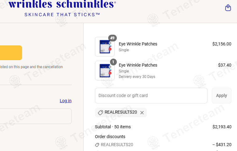 Wrinkles Schminkles AU coupon code: 20% off with REALRESULTS20. Tested and valid as 1 year ago.