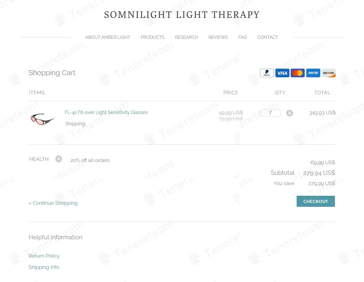 SomniLight coupon code: 20% off with CLEARANCE. Tested and valid as 11 months ago.
