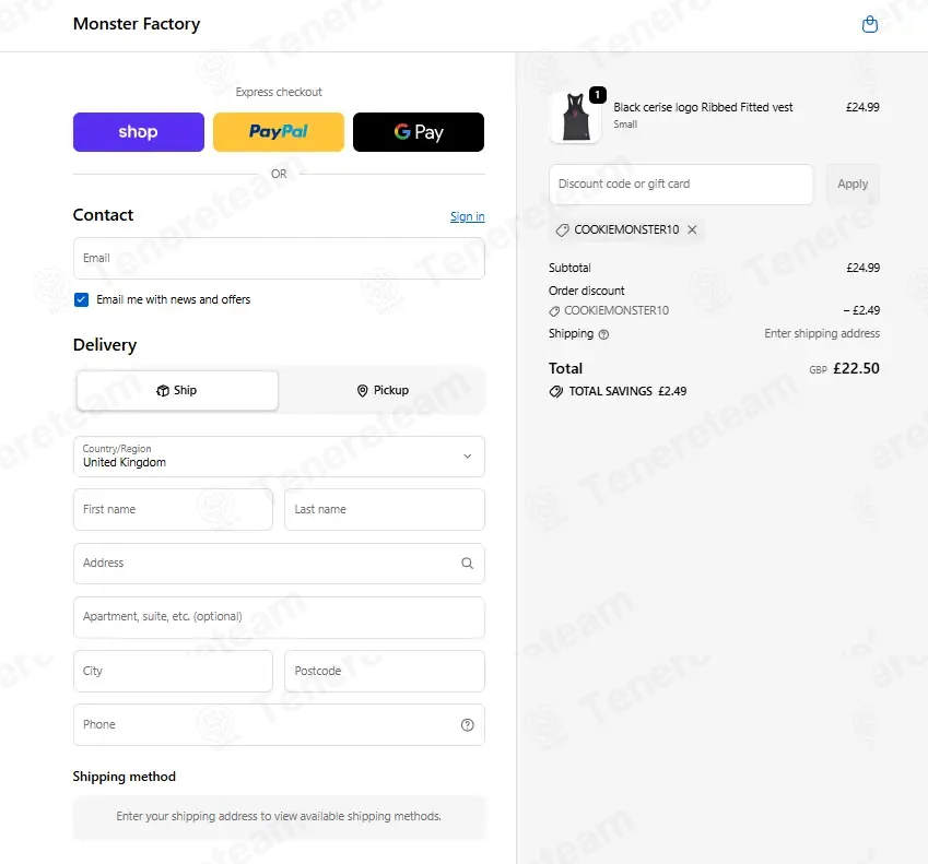 Monster Factory coupon code: 10% off with COOKIEMONSTER10. Tested and valid as 4 months ago.