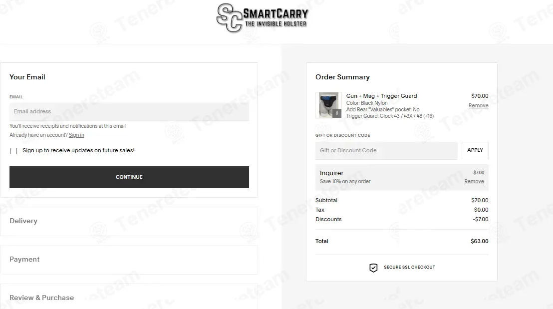 Smart Carry coupon code: 10% off with INQUIRE10. Tested and valid as 1 month ago.