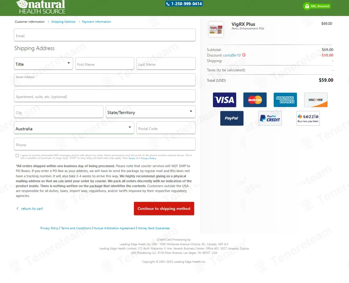 Natural Health Source coupon code: $10 off with CARTOFFER10. Tested and valid as 1 month ago.