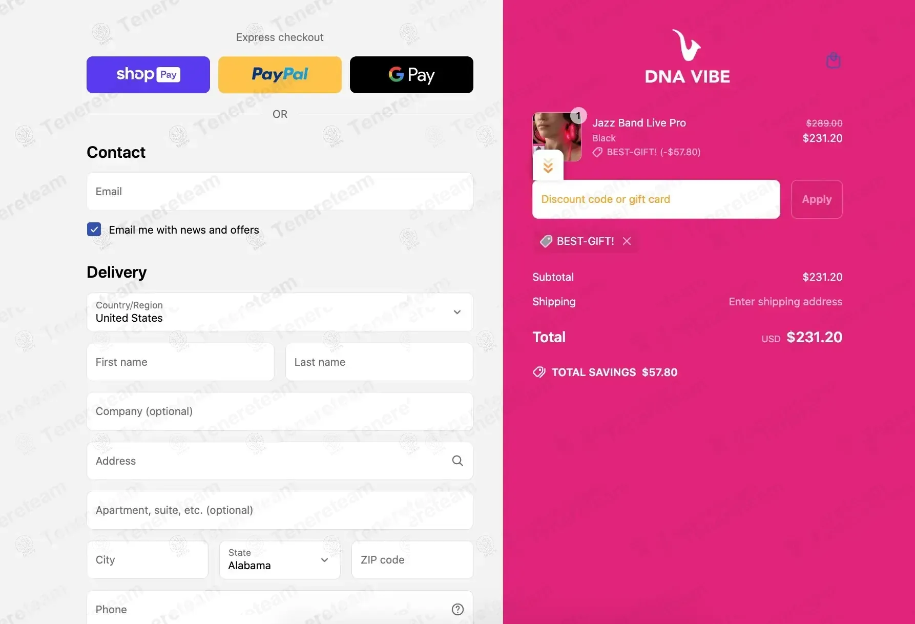 DNA Vibe coupon code: 20% off with BEST-GIFT!. Tested and valid as 3 months ago.