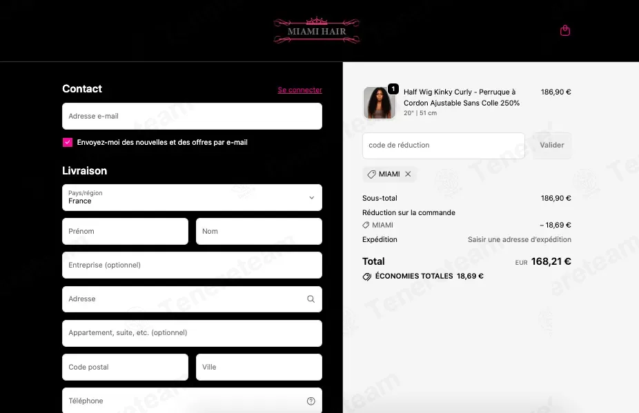 Miami Hair Shop coupon code: 10% off with MIAMI. Tested and valid as 1 month ago.