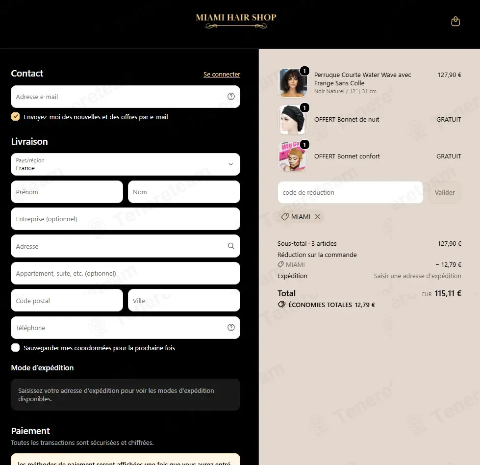 Miami Hair Shop coupon code: 10% off with MIAMI. Tested and valid as 1 month ago.
