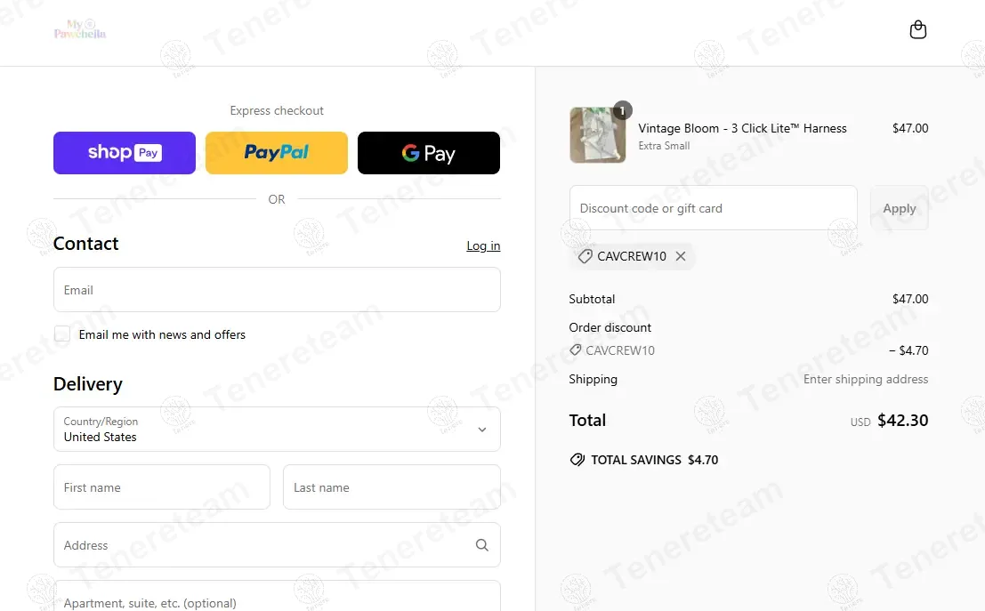My Pawchella coupon code re-checked and confirmed working at checkout