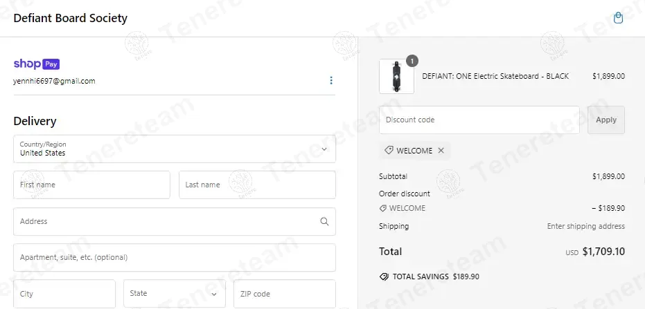 Defiant Board Society coupon code: 10% off with WELCOME. Tested and valid as 1 year ago.