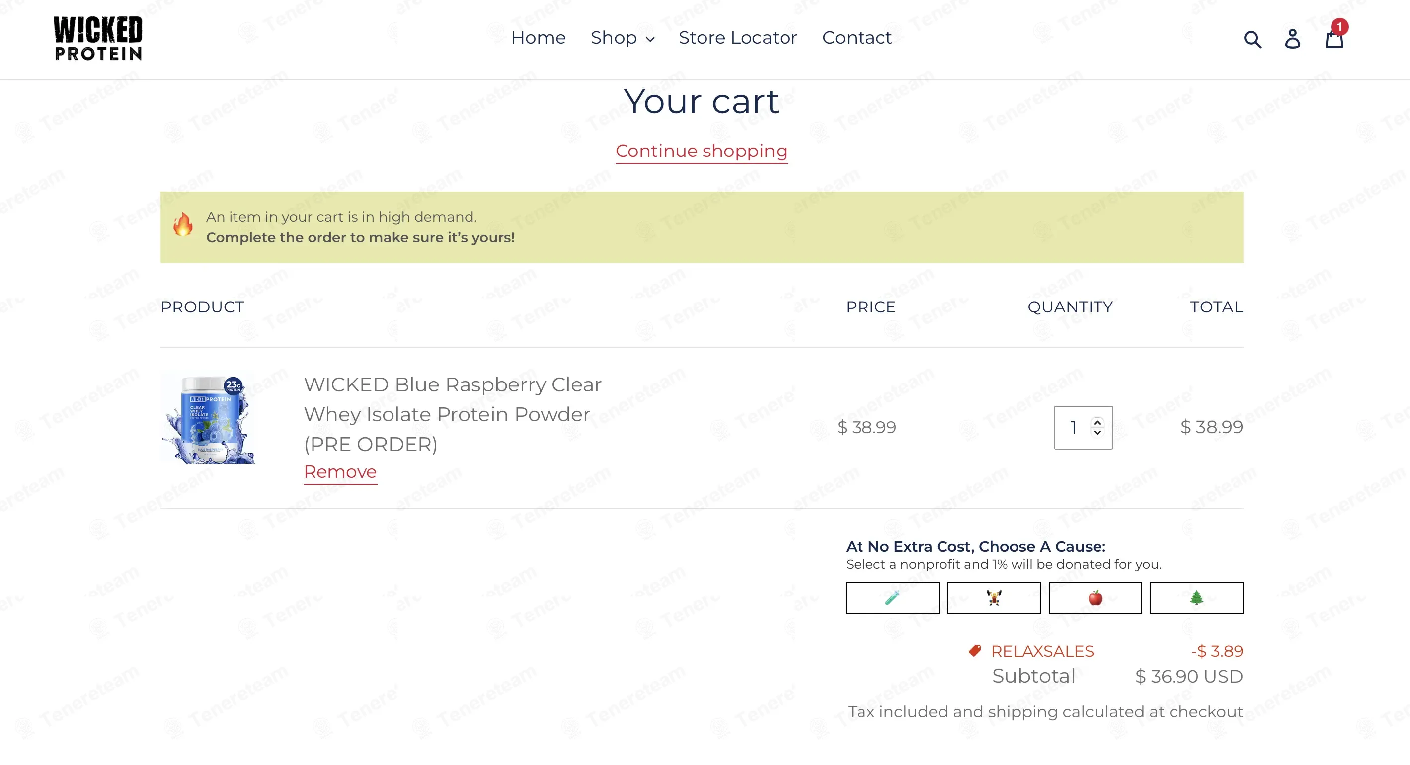 Wicked Protein coupon code: 10% off with RELAXSALES. Tested and valid as 3 weeks ago.