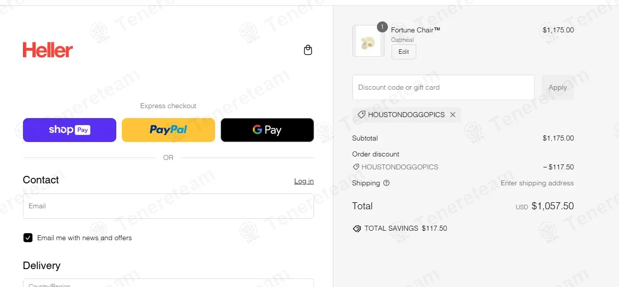 Heller Furniture coupon code: 10% off with HOUSTONDOGGOPICS. Tested and valid as 1 year ago.