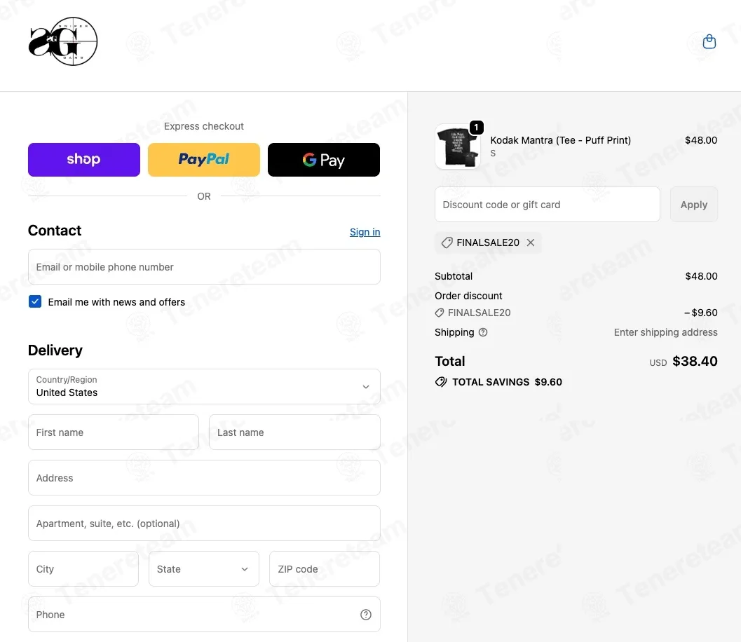 Sniper Gang Apparel coupon code: 20% off with FINALSALE20. Tested and valid as 9 months ago.