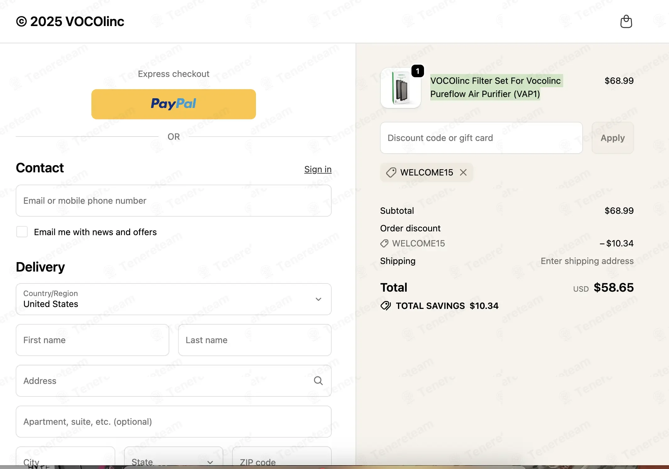 VOCOlinc coupon code: 15% off with WELCOME15. Tested and valid as 1 month ago.