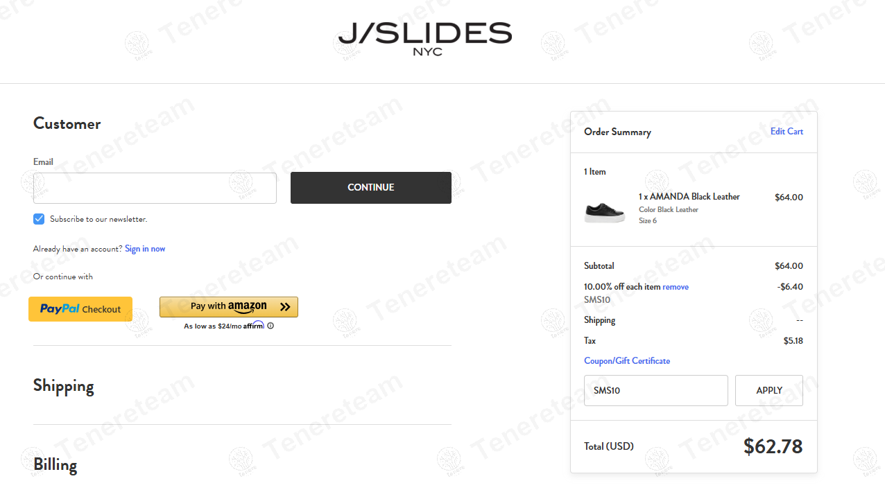 Jslides Footwear coupon code: 10% off with SMS10. Tested and valid as 1 year ago.