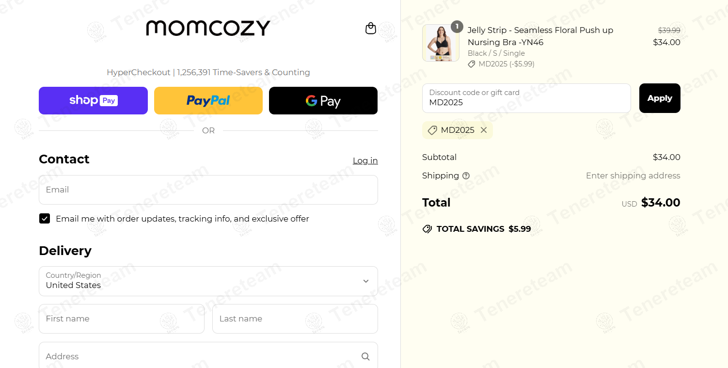 Mom Cozy UK coupon code: 25% off with MD2025. Tested and valid as 1 year ago.