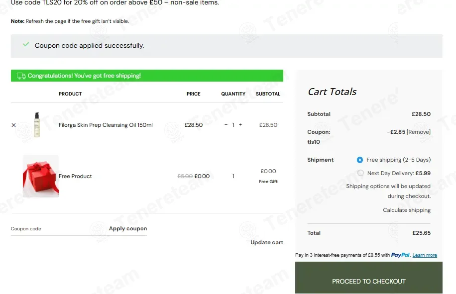 TODAYS LIFESTYLE coupon code: 10% off with TLS10. Tested and valid as 1 month ago.
