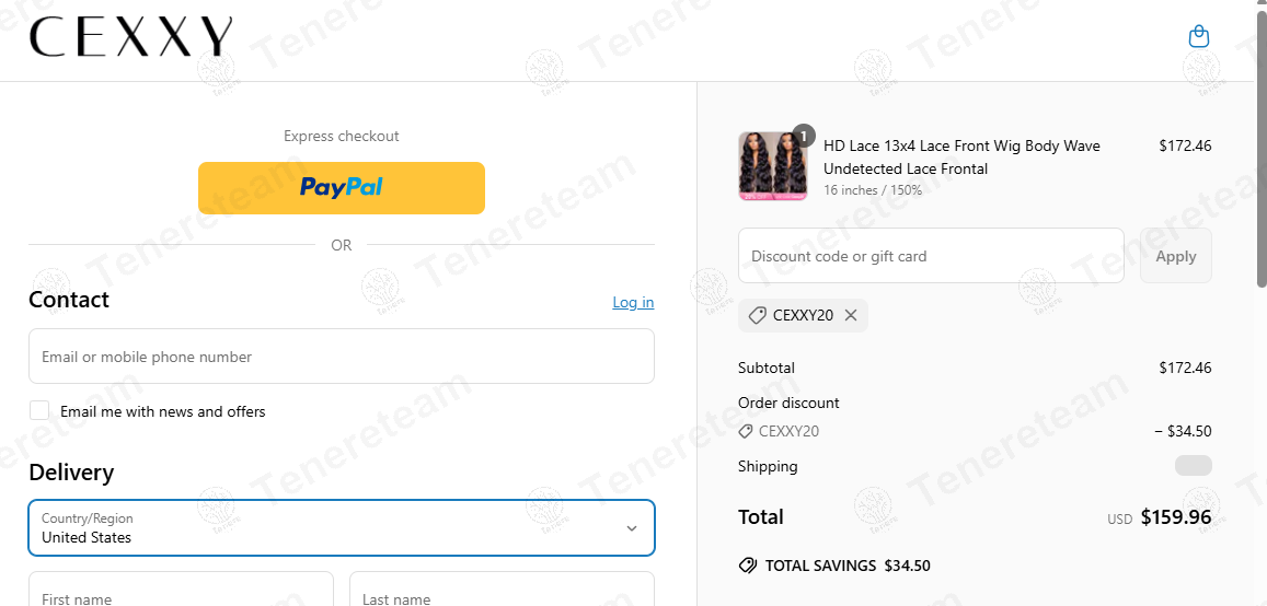 Cexxy Hair coupon code: 20% off with CEXXY20. Tested and valid as 1 year ago.