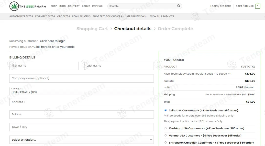 The Seed Pharm coupon code: 20% off with SP20. Tested and valid as 1 year ago.