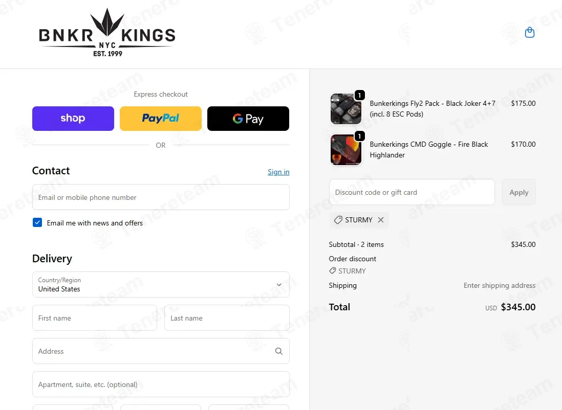 Bunkerkings coupon code: Sale off with STURMY. Tested and valid as 7 months ago.