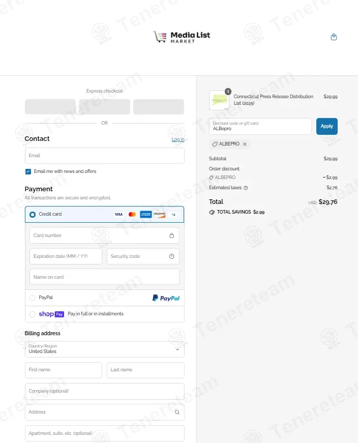 Media List Market coupon code: 10% off with ALBEPRO. Tested and valid as 11 months ago.