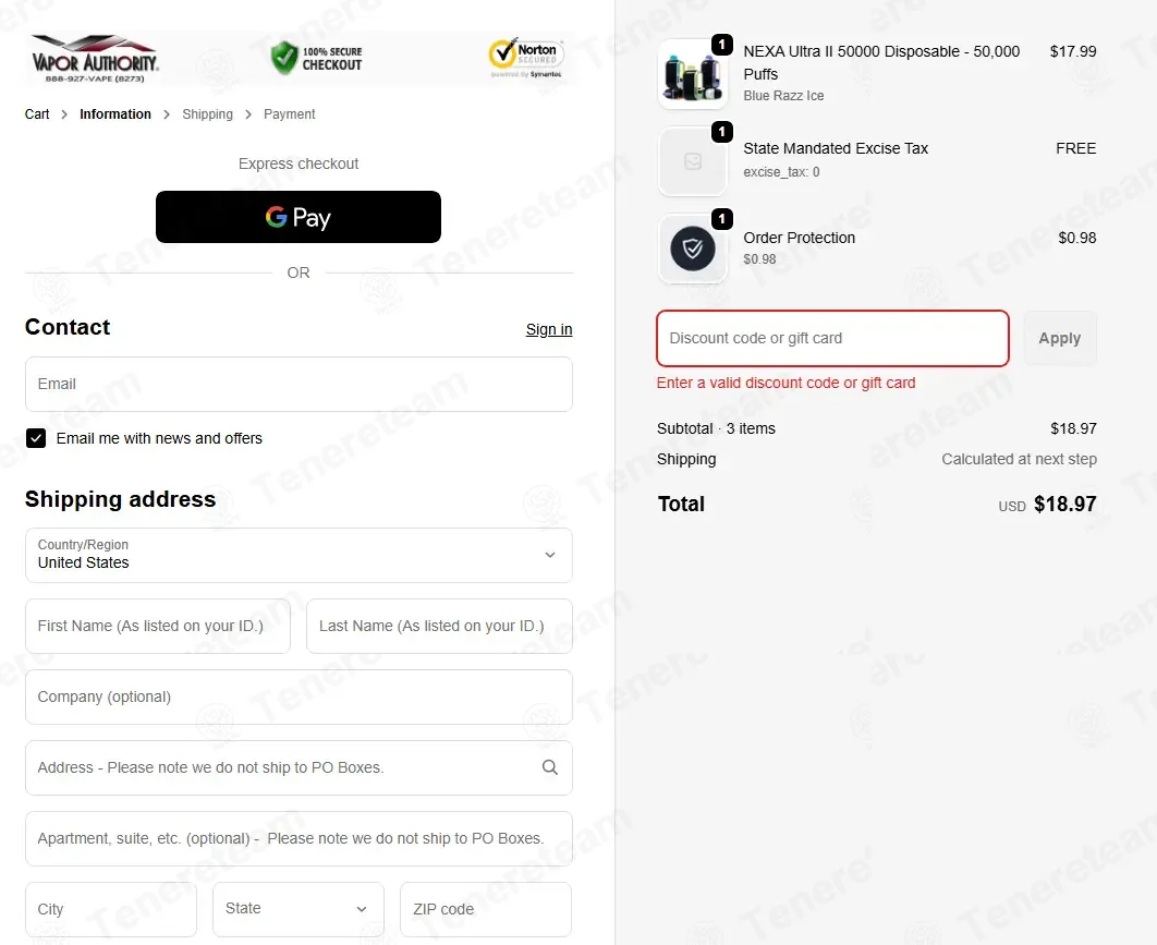 60% OFF Vapor Authority Coupon Codes - May 2026 Promo Codes