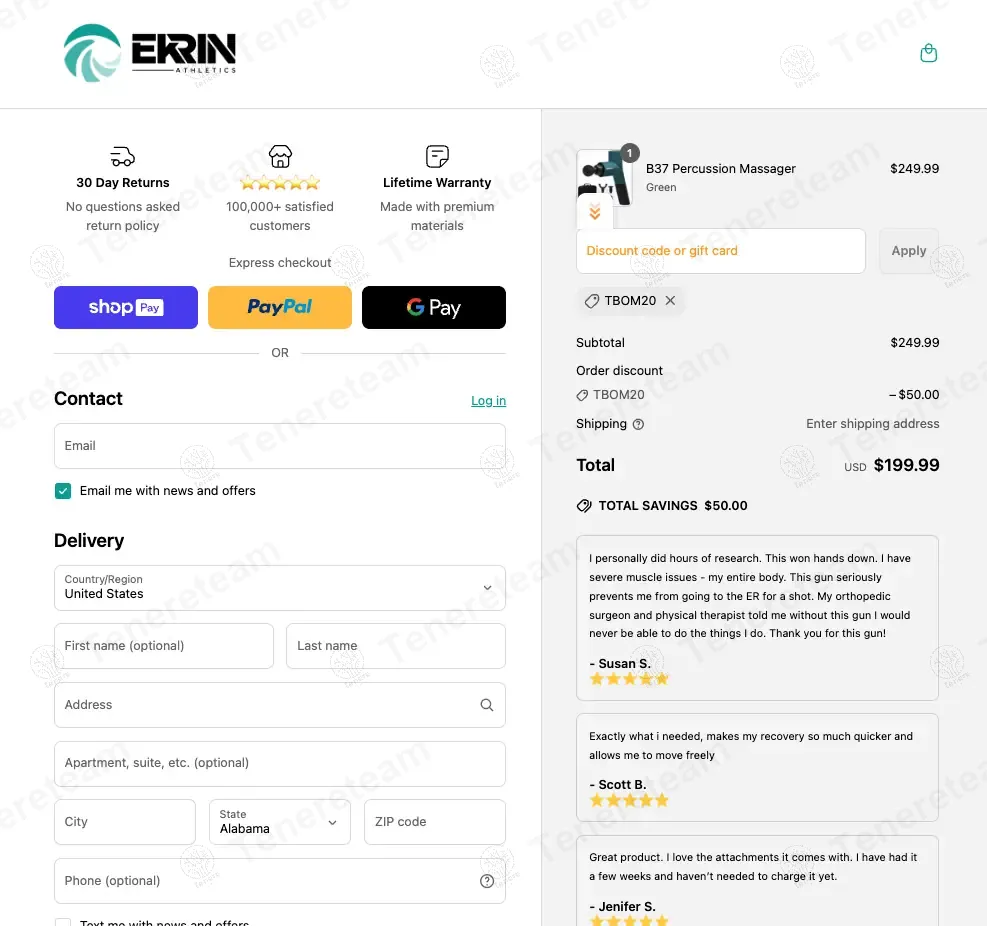 Ekrin Athletics coupon code: 20% off with TBOM20. Tested and valid as 11 months ago.