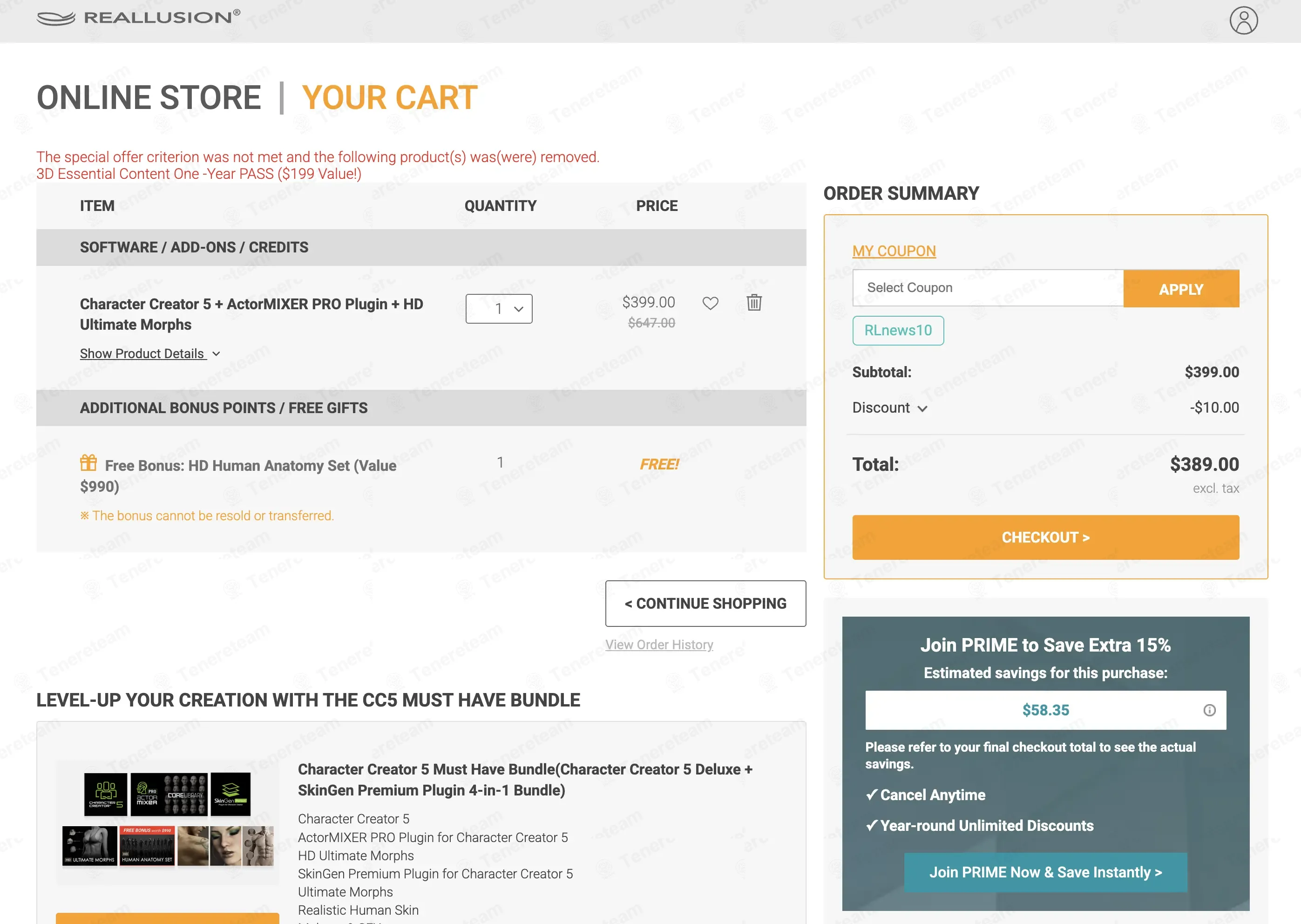 Reallusion coupon code: $10 off with RLNEWS10. Tested and valid as 6 months ago.