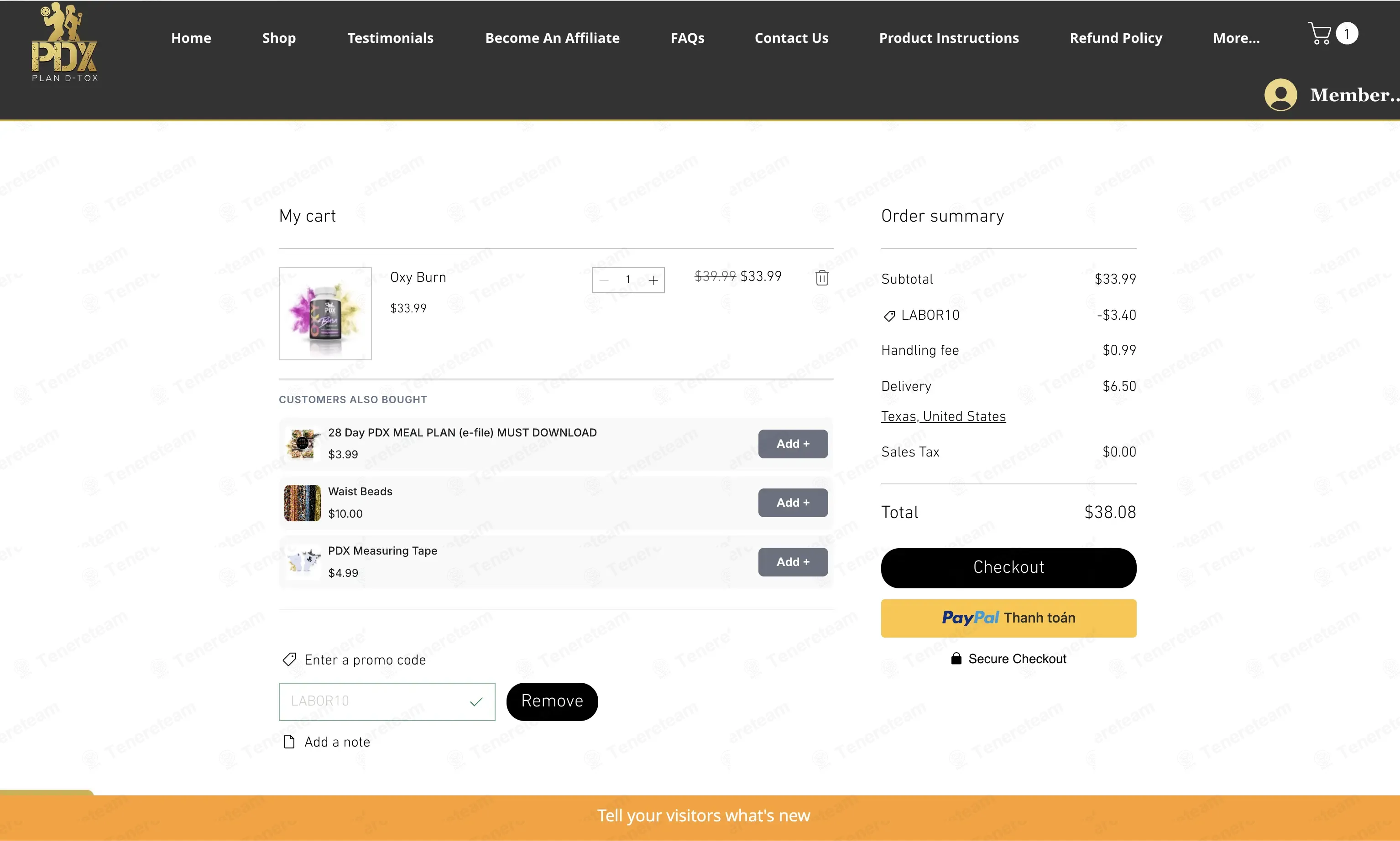 Plan D Tox coupon code: 10% off with LABOR10. Tested and valid as 1 month ago.
