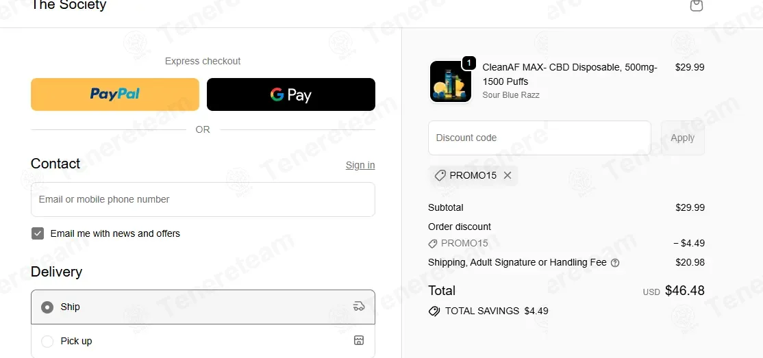 The Vape Society CBD coupon code: 15% off with PROMO15. Tested and valid as 1 month ago.