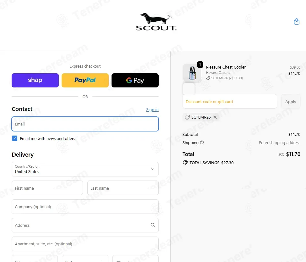 Scout Bags coupon code: 70% off with SCTEMP26. Tested and valid as 2 months ago.