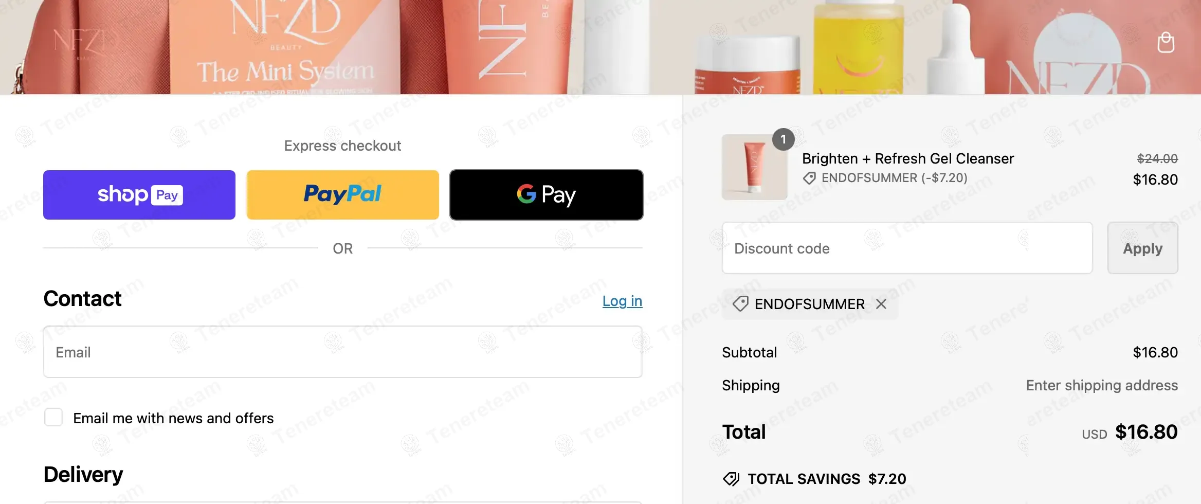 NFZD Beauty coupon code: 30% off with endofsummer. Tested and valid as 1 year ago.