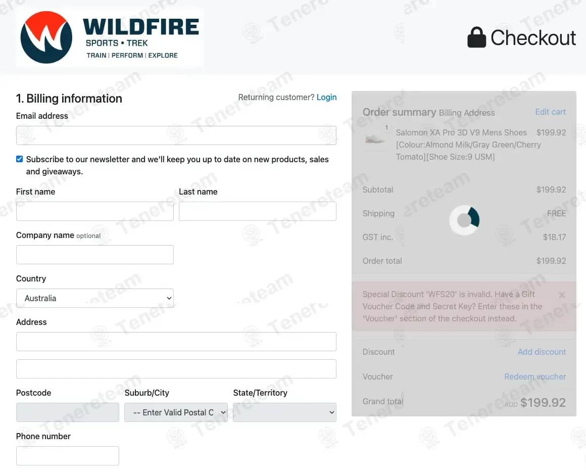 Wildfire Sports coupon code: $20 off with WFS20. Tested and valid as 6 months ago.