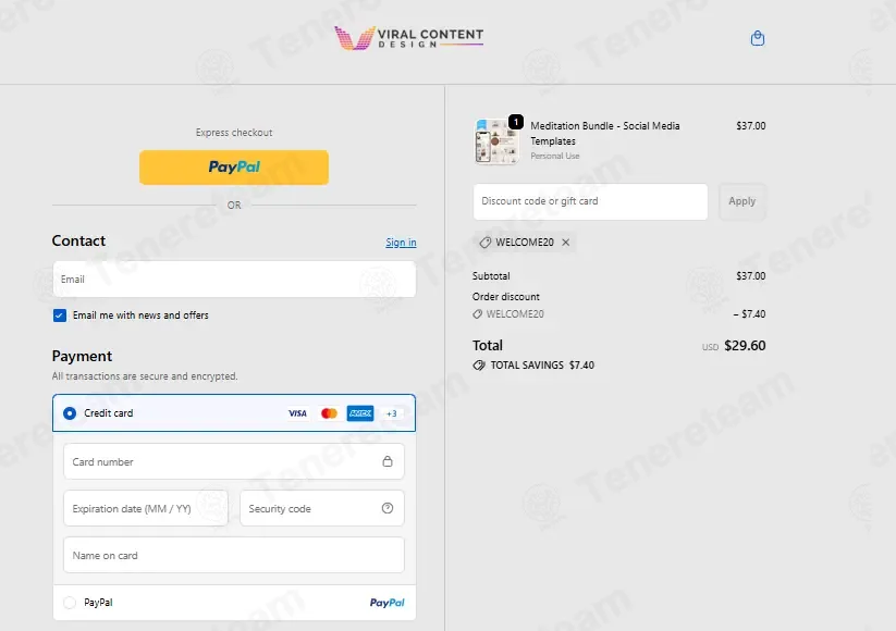 Viral Content Design coupon code: 20% off with WELCOME20. Tested and valid as 1 month ago.