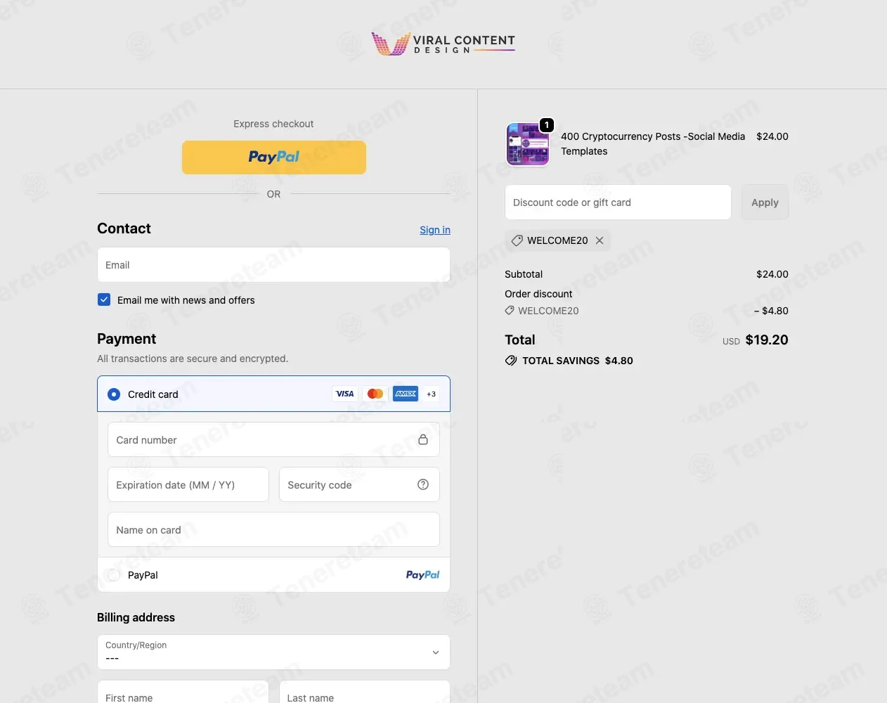 Viral Content Design coupon code: 20% off with WELCOME20. Tested and valid as 1 month ago.