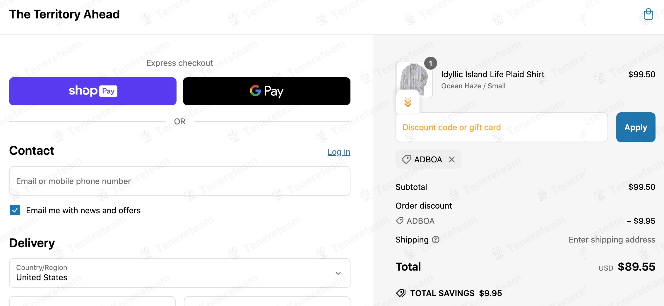 Territory Ahead coupon code: 10% off with ADBOA. Tested and valid as 1 year ago.