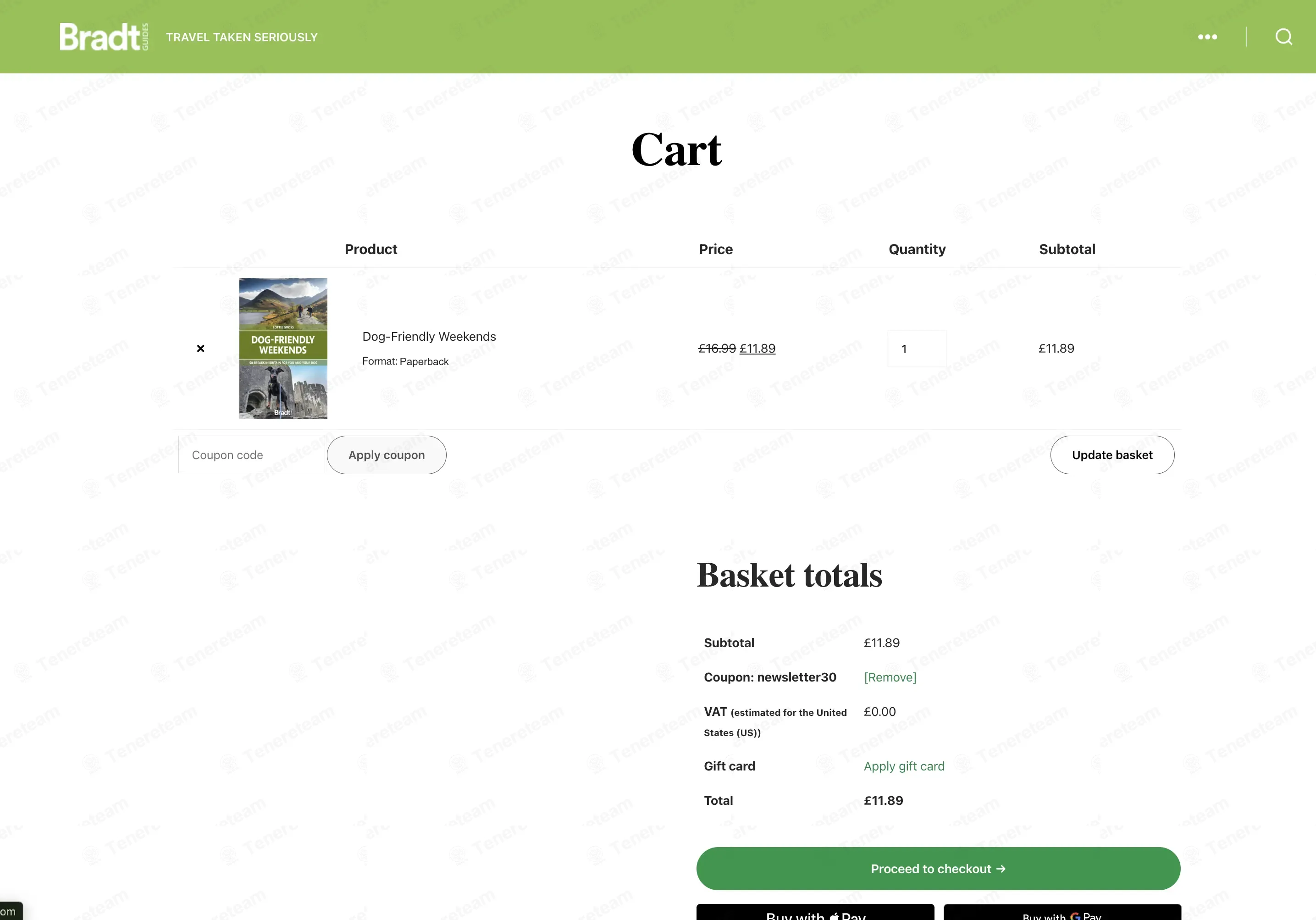 Bradt Travel Guides coupon code: 30% off with NEWSLETTER30. Tested and valid as 21 hours ago.