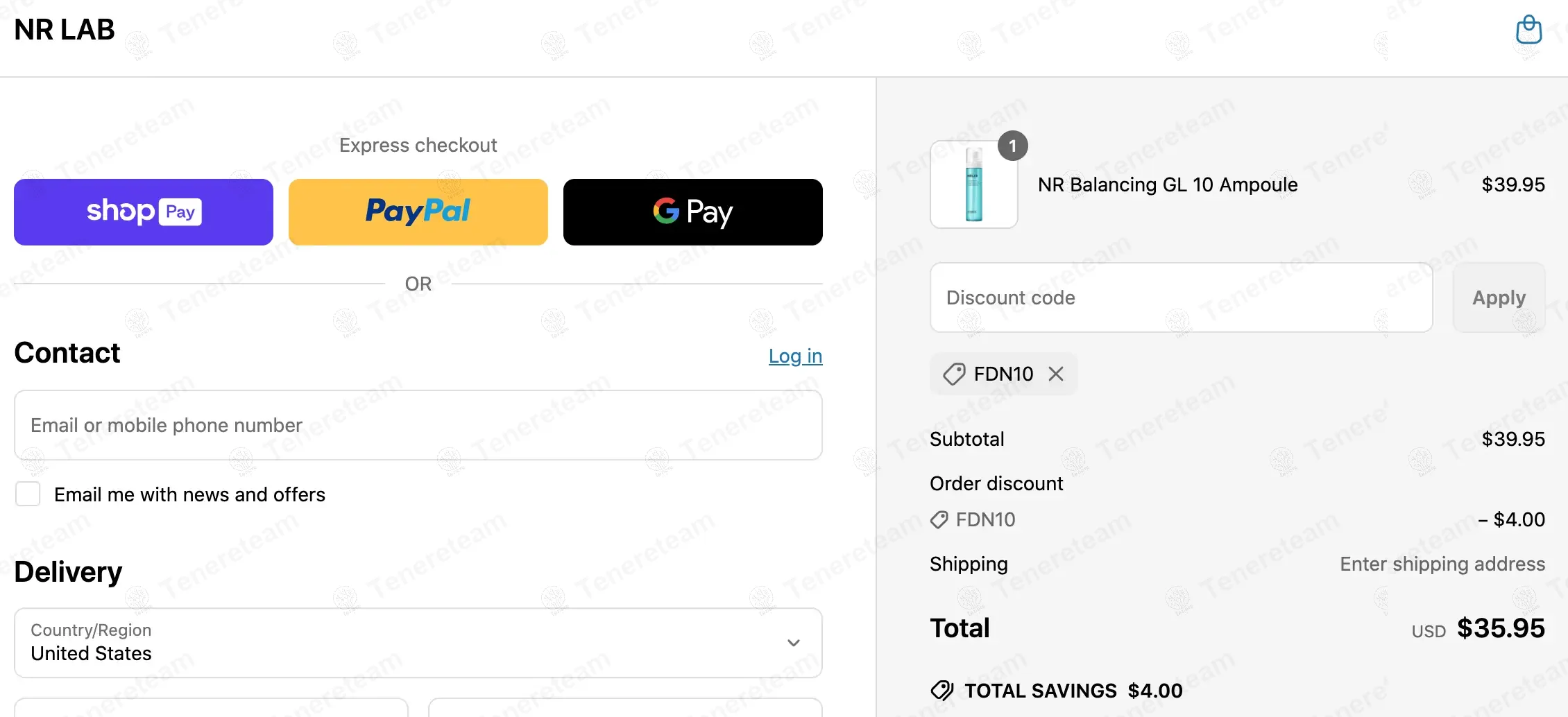 NR Lab coupon code: 10% off with FDN10. Tested and valid as 1 year ago.
