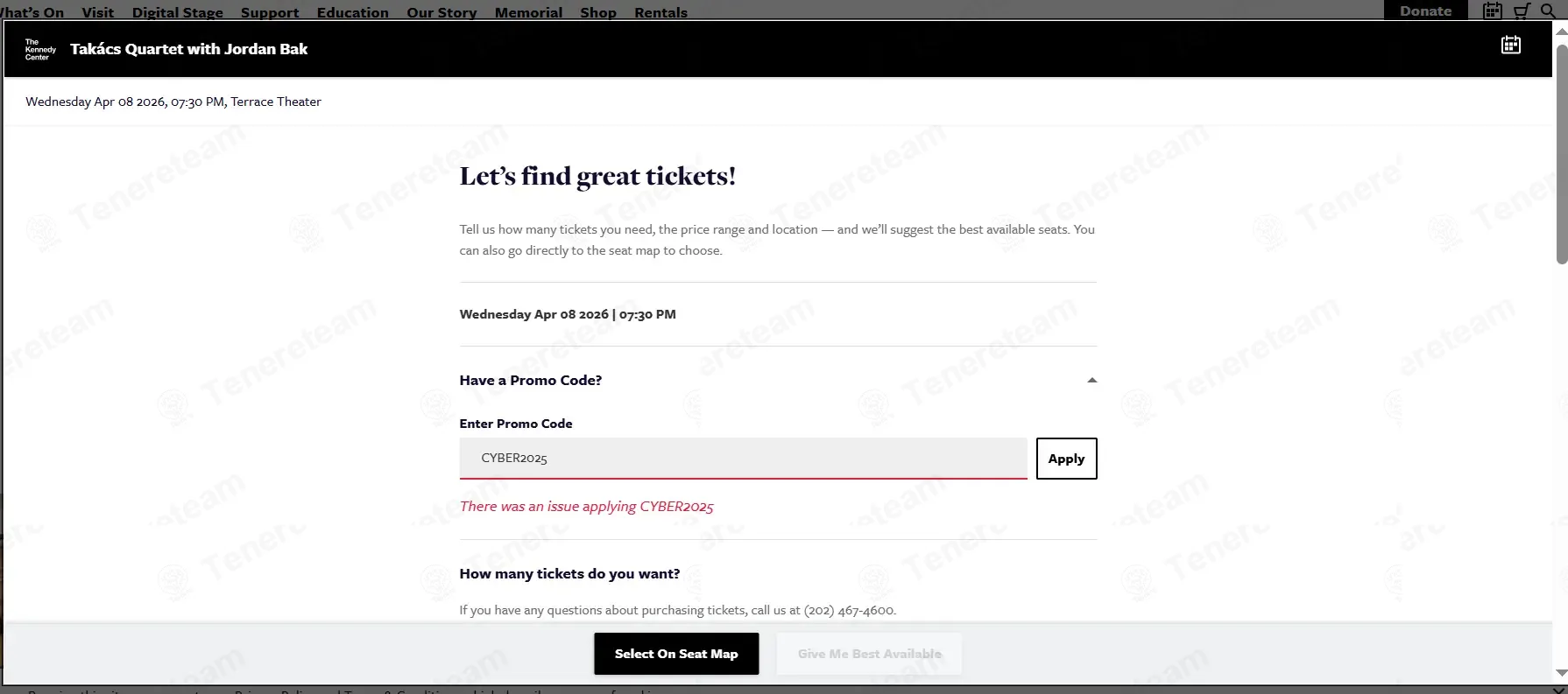 Kennedy Center coupon code: 20% off with CYBER2025. Tested and valid as 2 months ago.