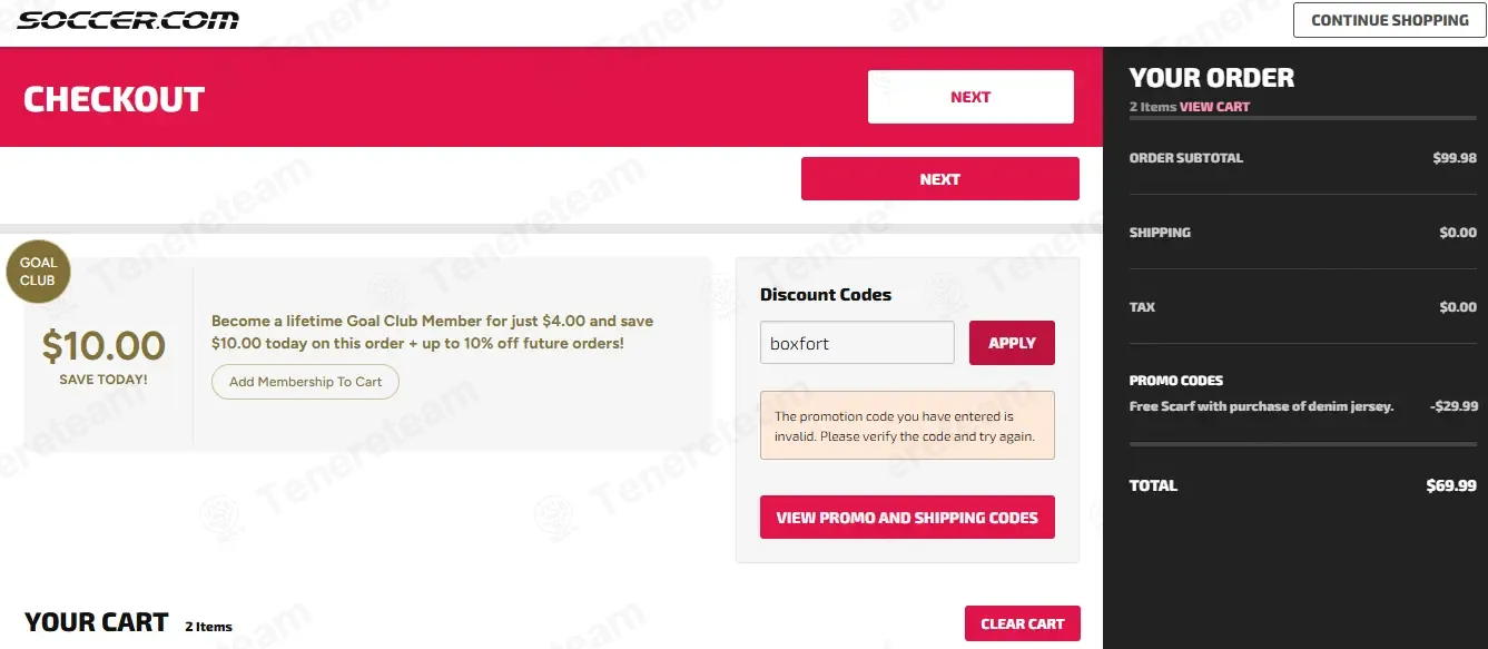 Soccer Pro coupon code: 20% off with boxfort. Tested and valid as 3 months ago.