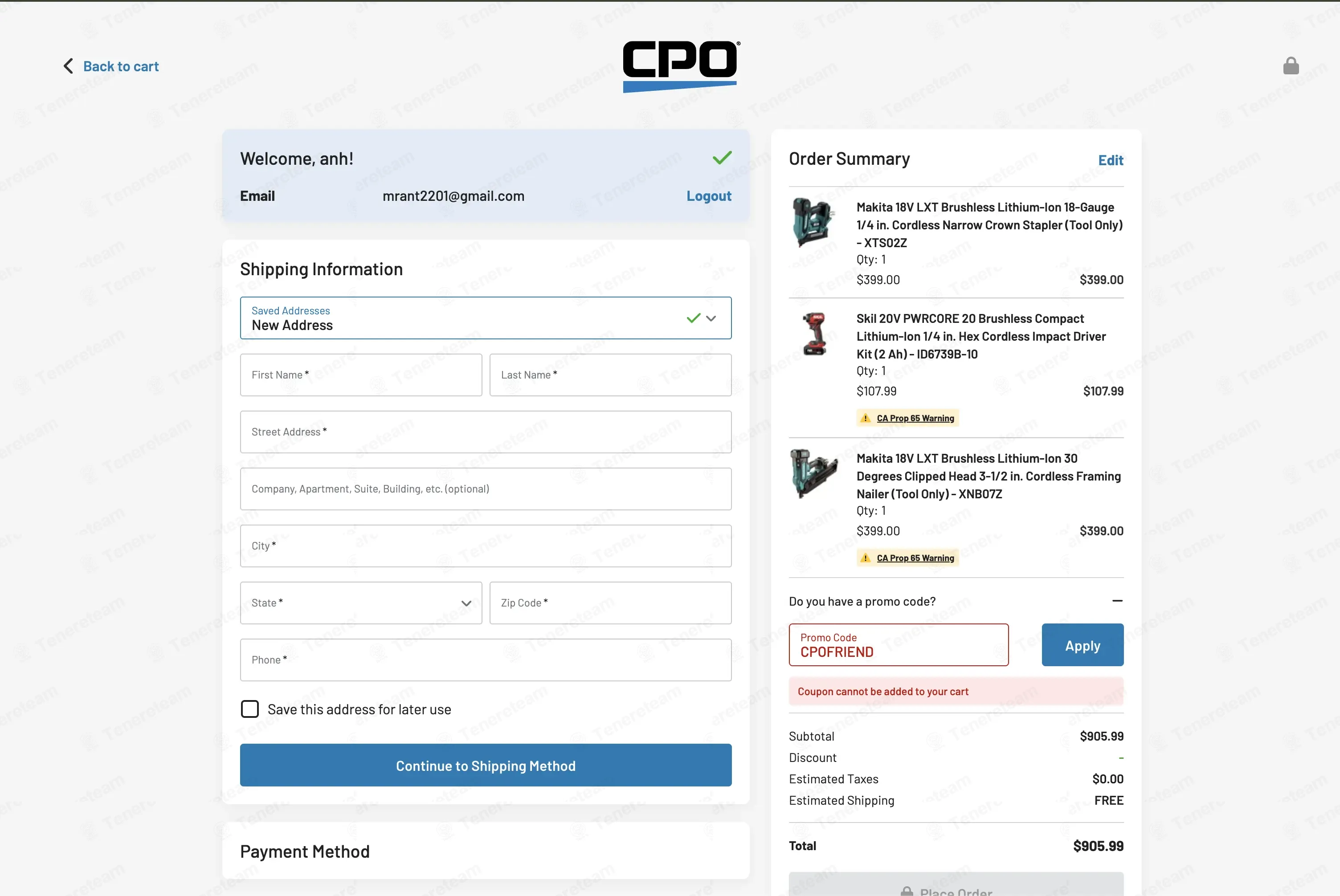CPO Dewalt coupon code: 15% off with CPOFRIEND. Tested and valid as 1 month ago.
