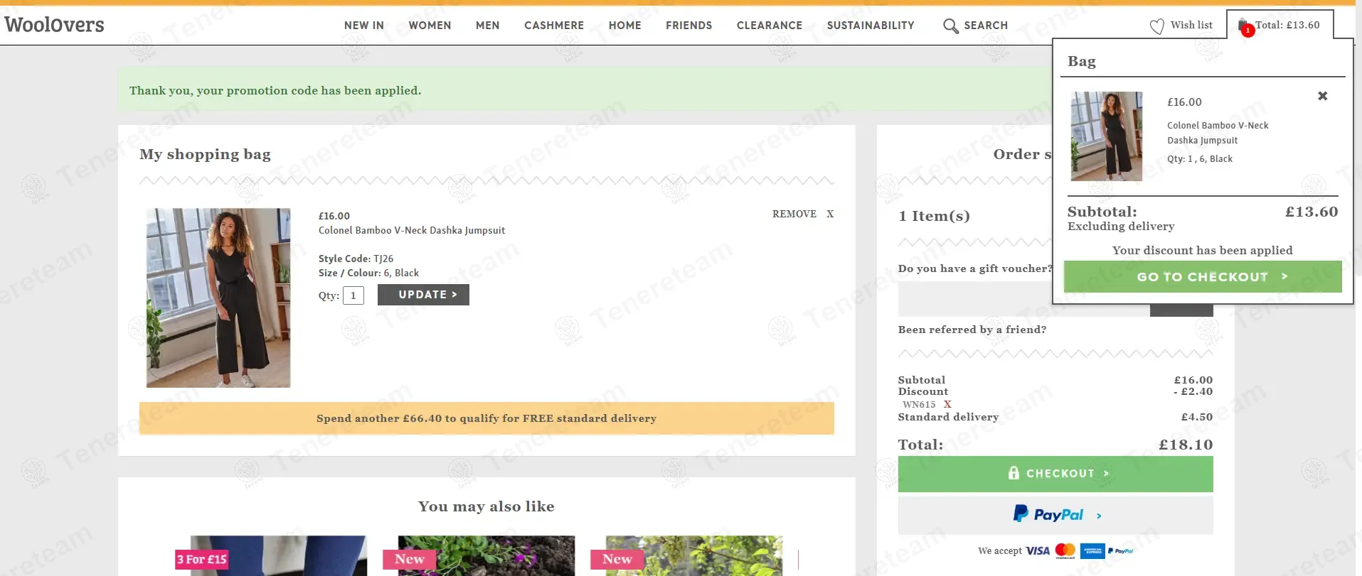 Wool Overs coupon code: 15% off with WN615. Tested and valid as 1 year ago.