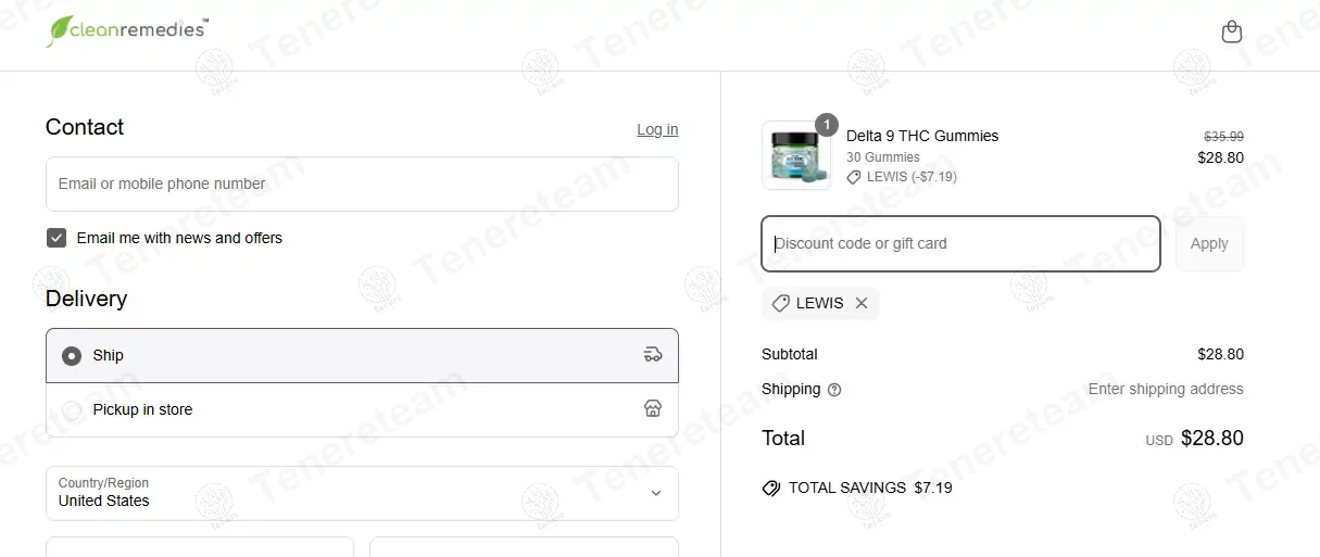 Clean Remedies coupon code: 20% off with LEWIS. Tested and valid as 1 year ago.