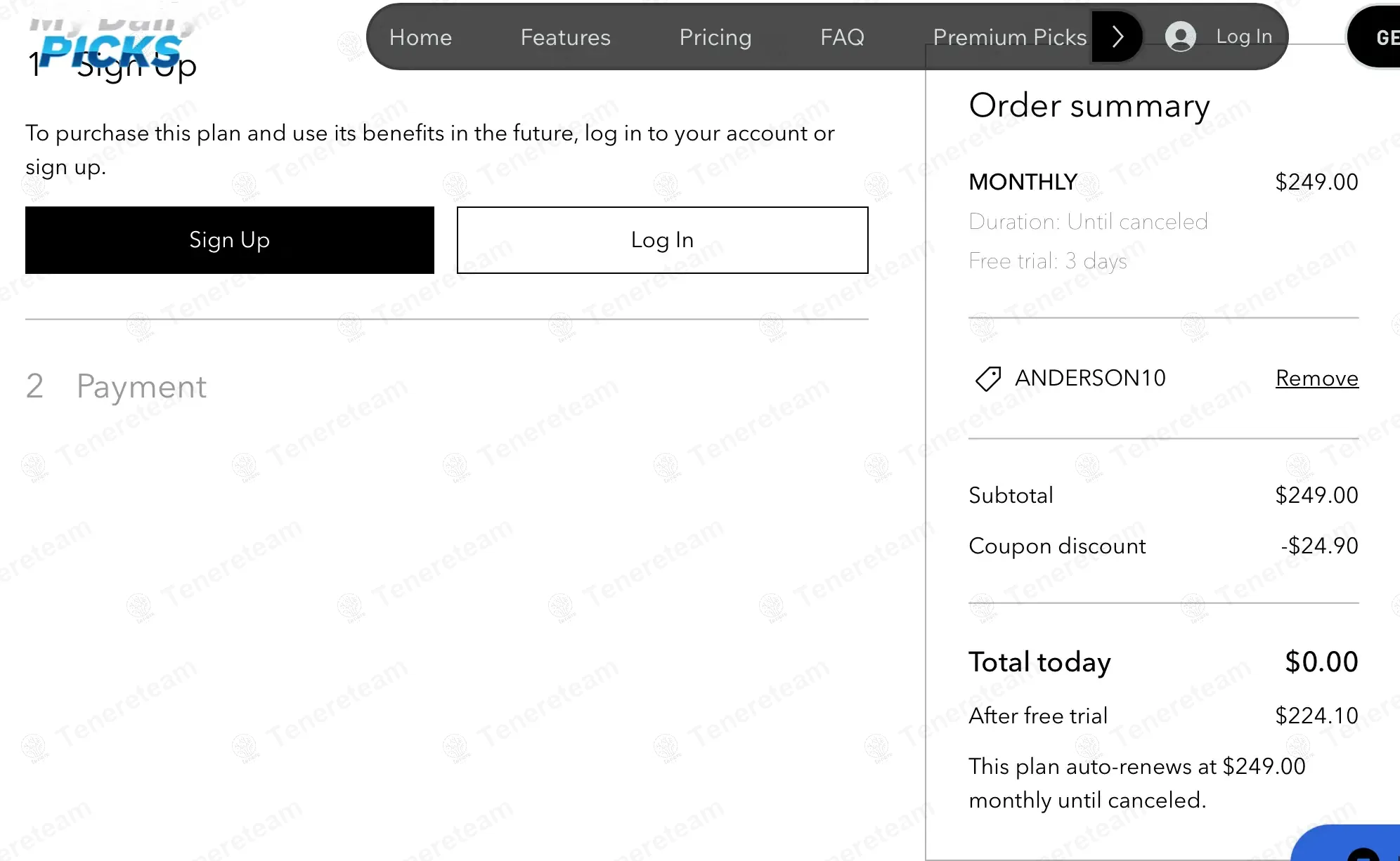 Mydailypicks coupon code: 10% off with ANDERSON10. Tested and valid as 1 year ago.