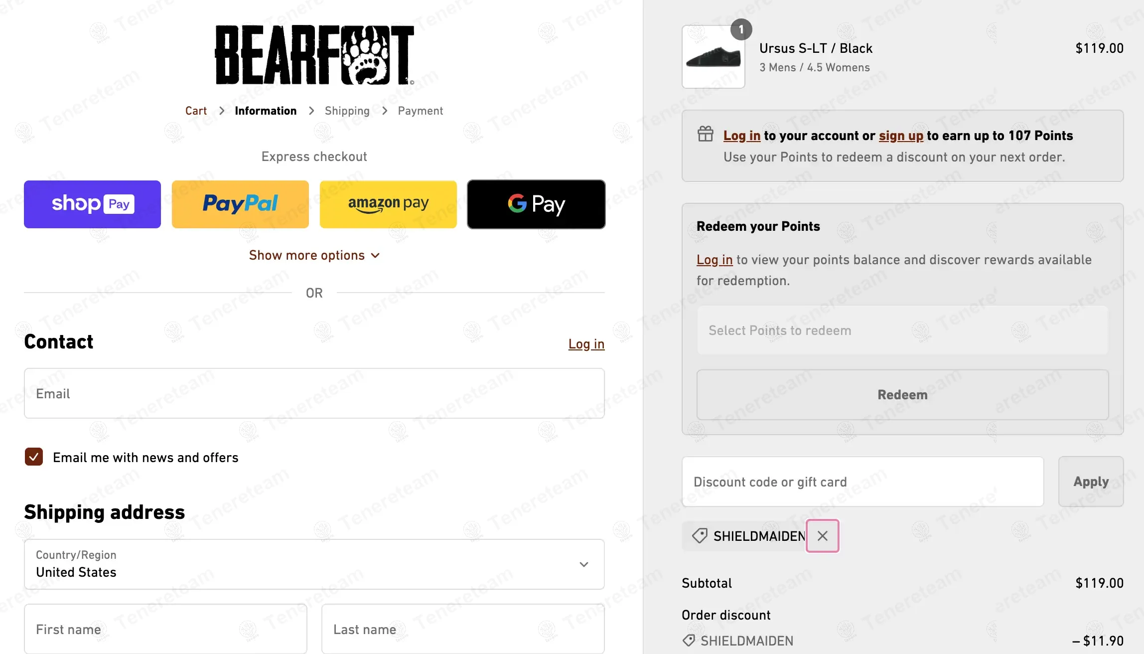 Bearfoot Store coupon code: 10% off with SHIELDMAIDEN. Tested and valid as 1 year ago.