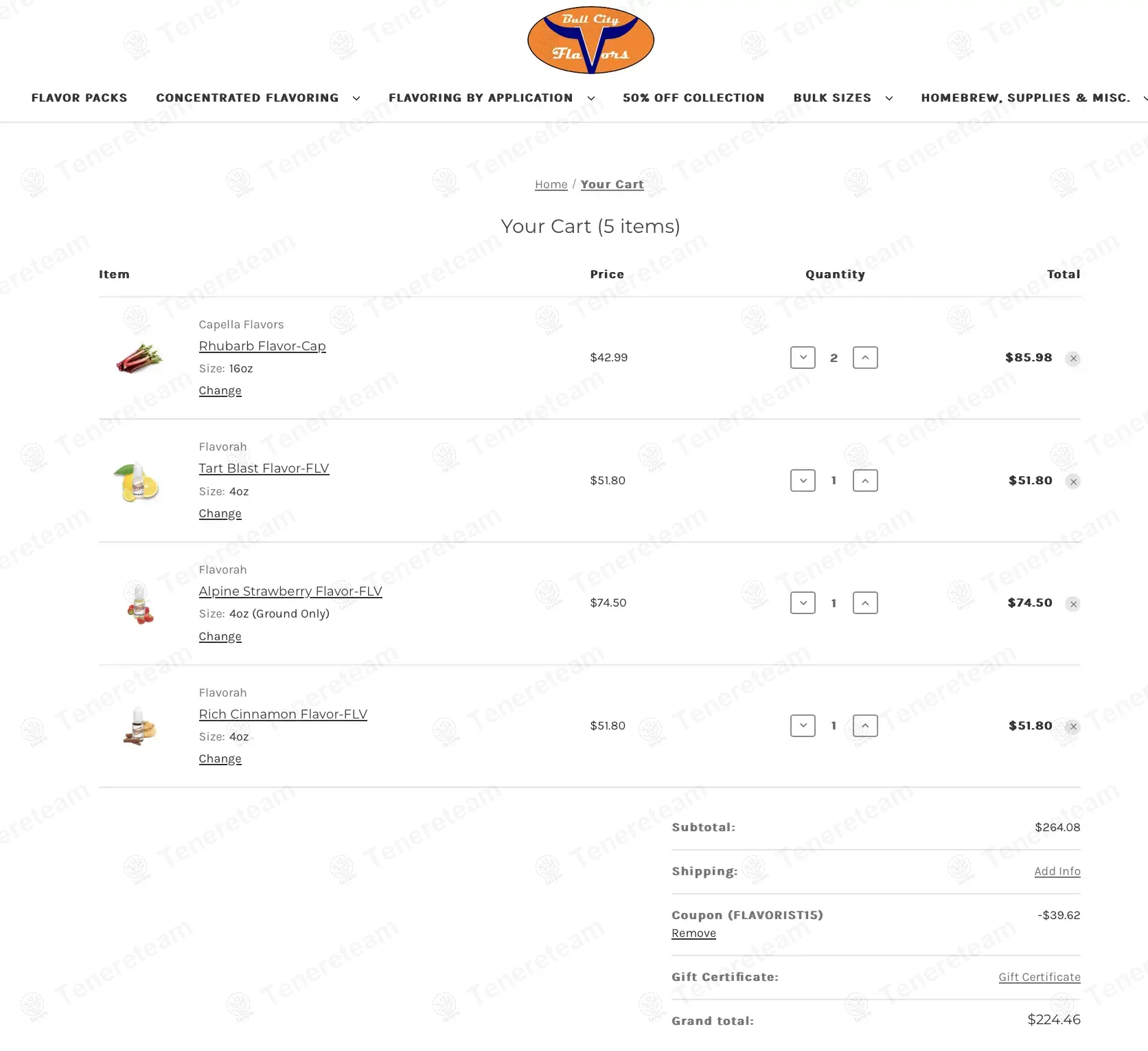 Bull City Flavors coupon code: 15% off with FLAVORIST15. Tested and valid as 1 year ago.