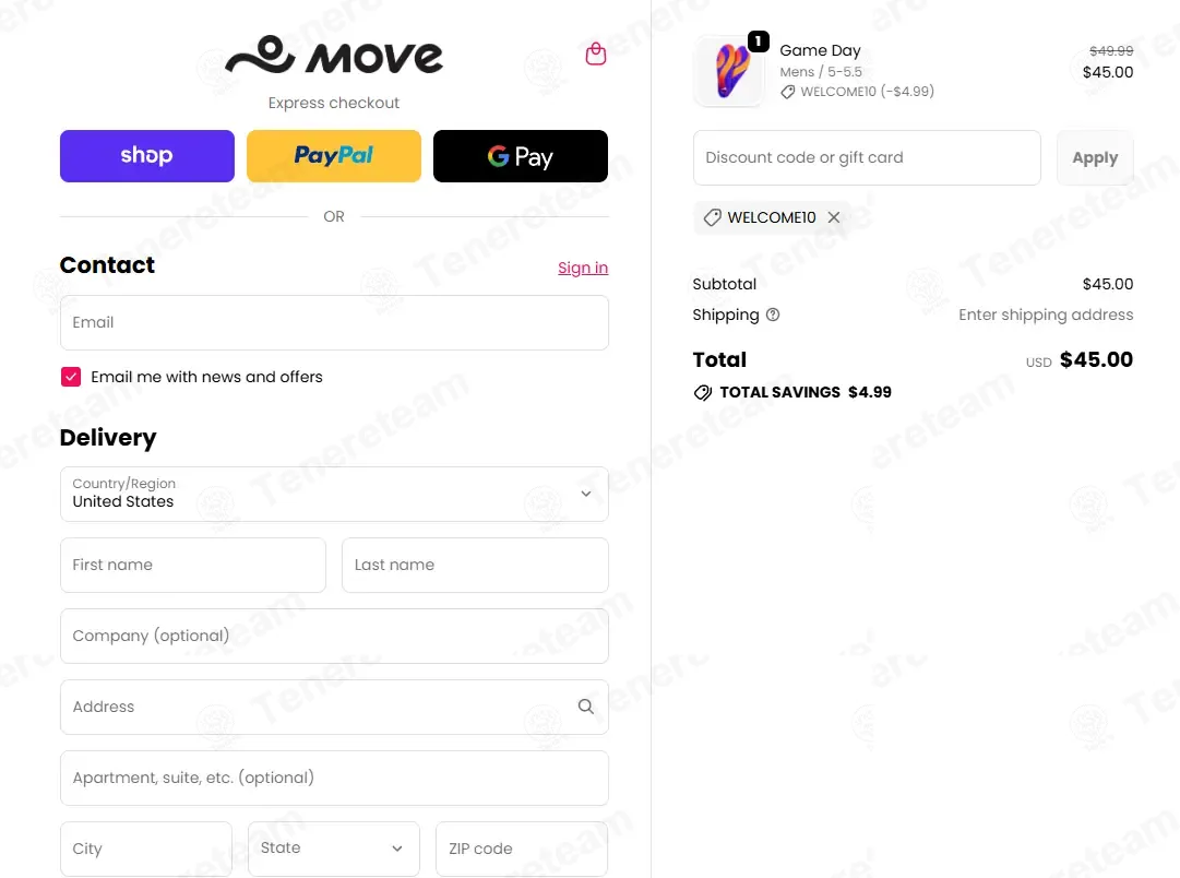 Move Insoles coupon code: 10% off with WELCOME10. Tested and valid as 2 weeks ago.