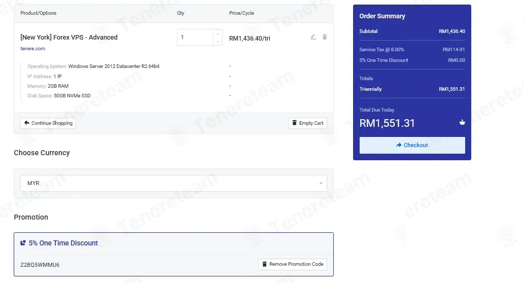 VPS Malaysia coupon code: 5% off with Z2BQ5WMMU6. Tested and valid as 1 month ago.