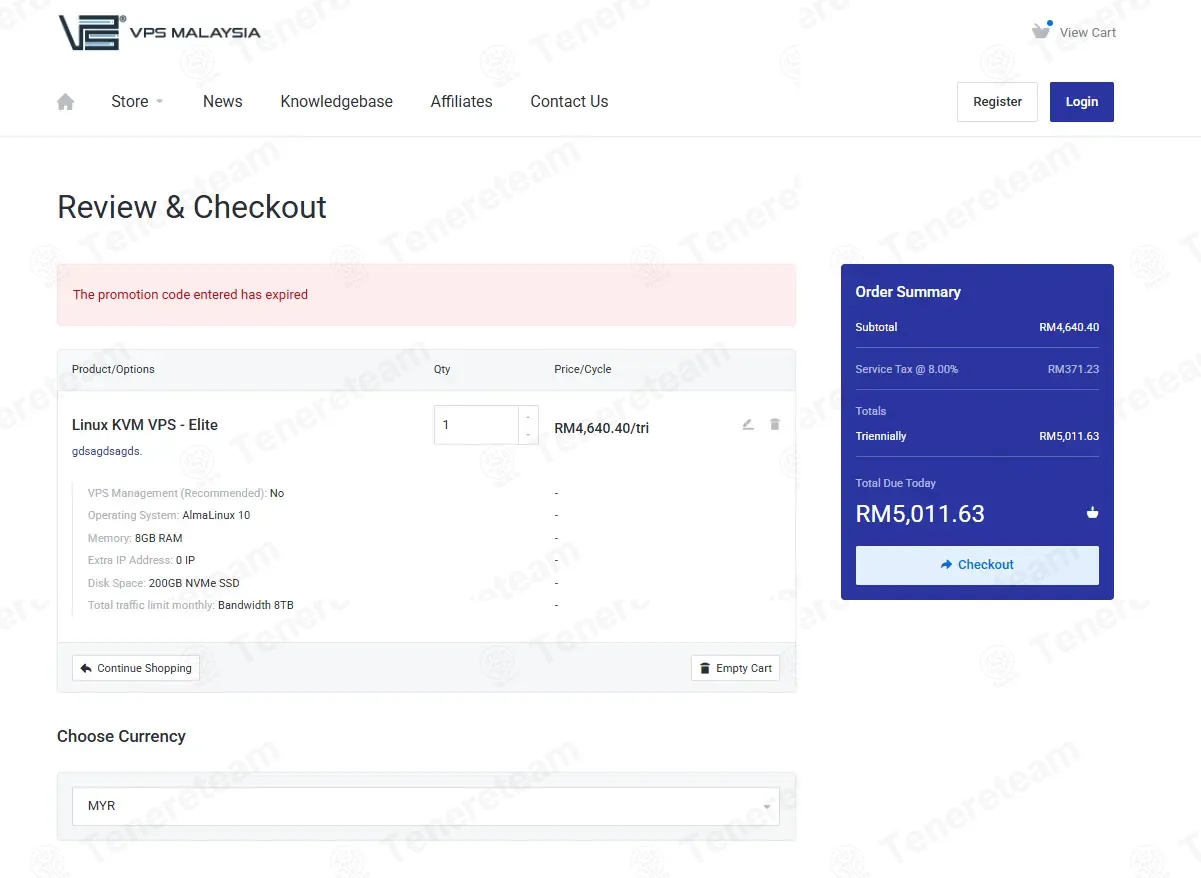 VPS Malaysia coupon code: 5% off with Z2BQ5WMMU6. Tested and valid as 1 month ago.