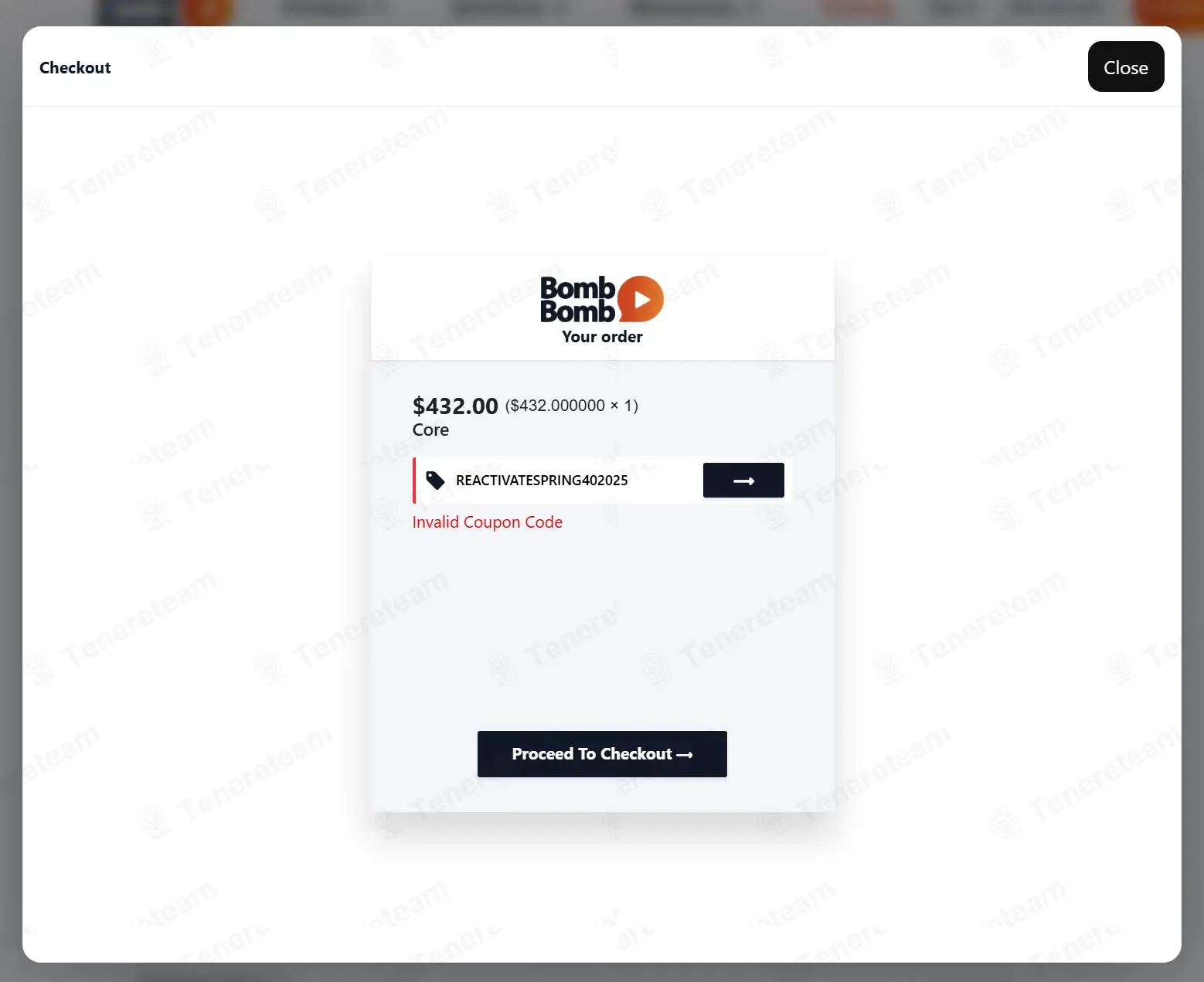 BombBomb coupon code: 10% off with IS2310. Tested and valid as 2 months ago.