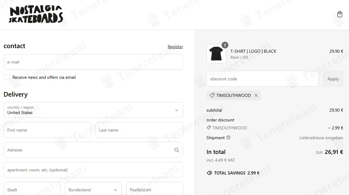 Nostalgia Skateboarding coupon code: 10% off with TIMSOUTHWOOD. Tested and valid as 1 year ago.