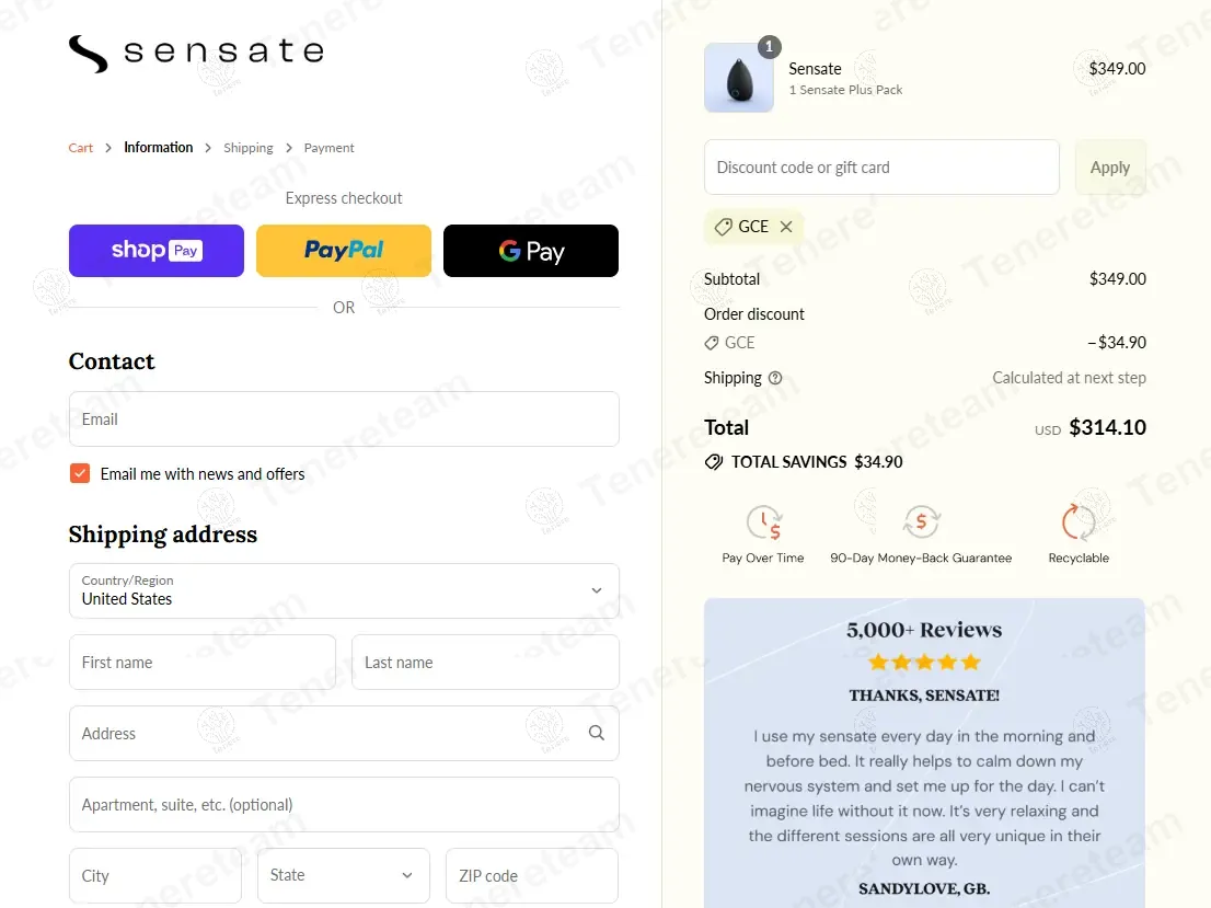 65% OFF Sensate Coupon Codes - June 2026 Promo Codes
