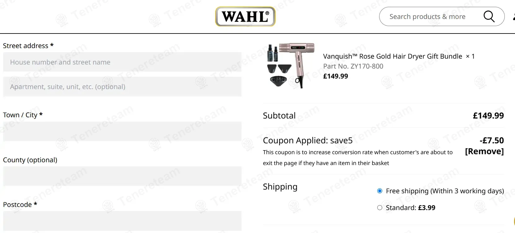 Wahl UK coupon code: 5% off with SAVE5. Tested and valid as 1 year ago.