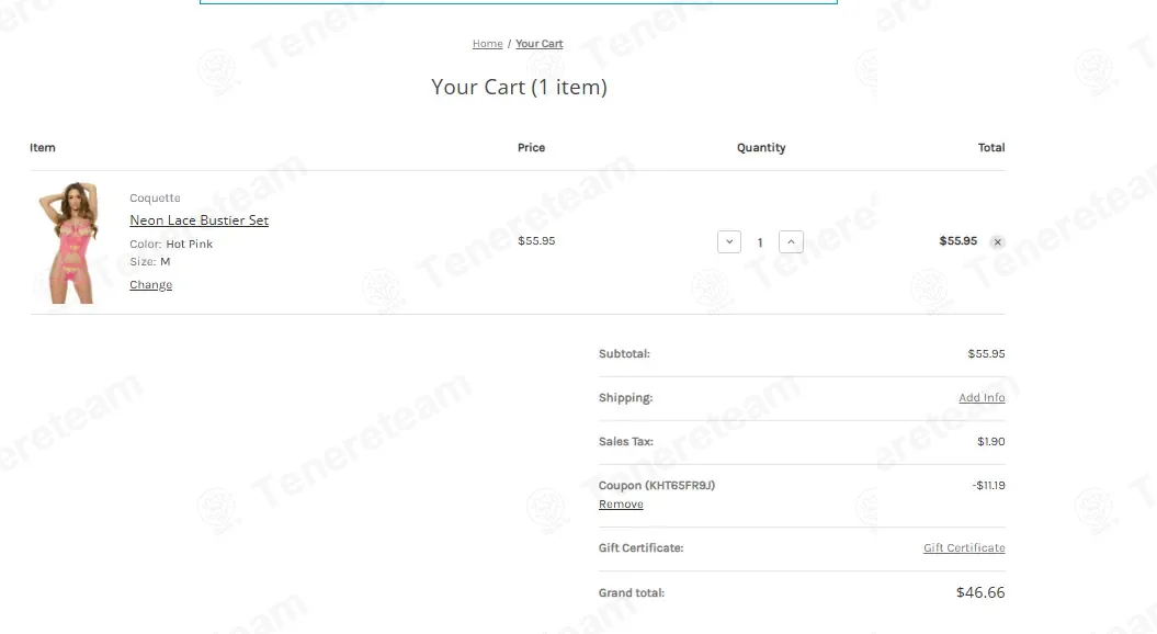 Angelique Lingerie coupon code: 20% off with KHT65FR9J. Tested and valid as 2 weeks ago.